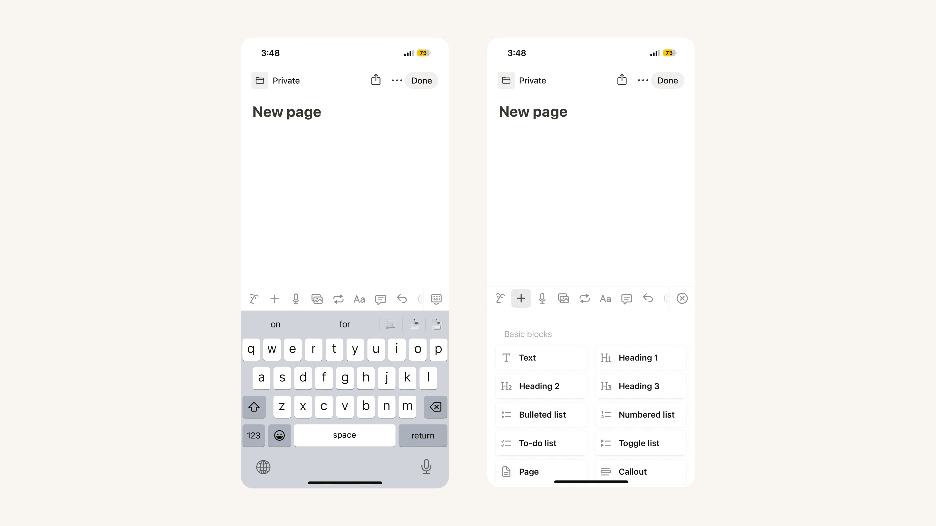 Edición en dispositivos móviles