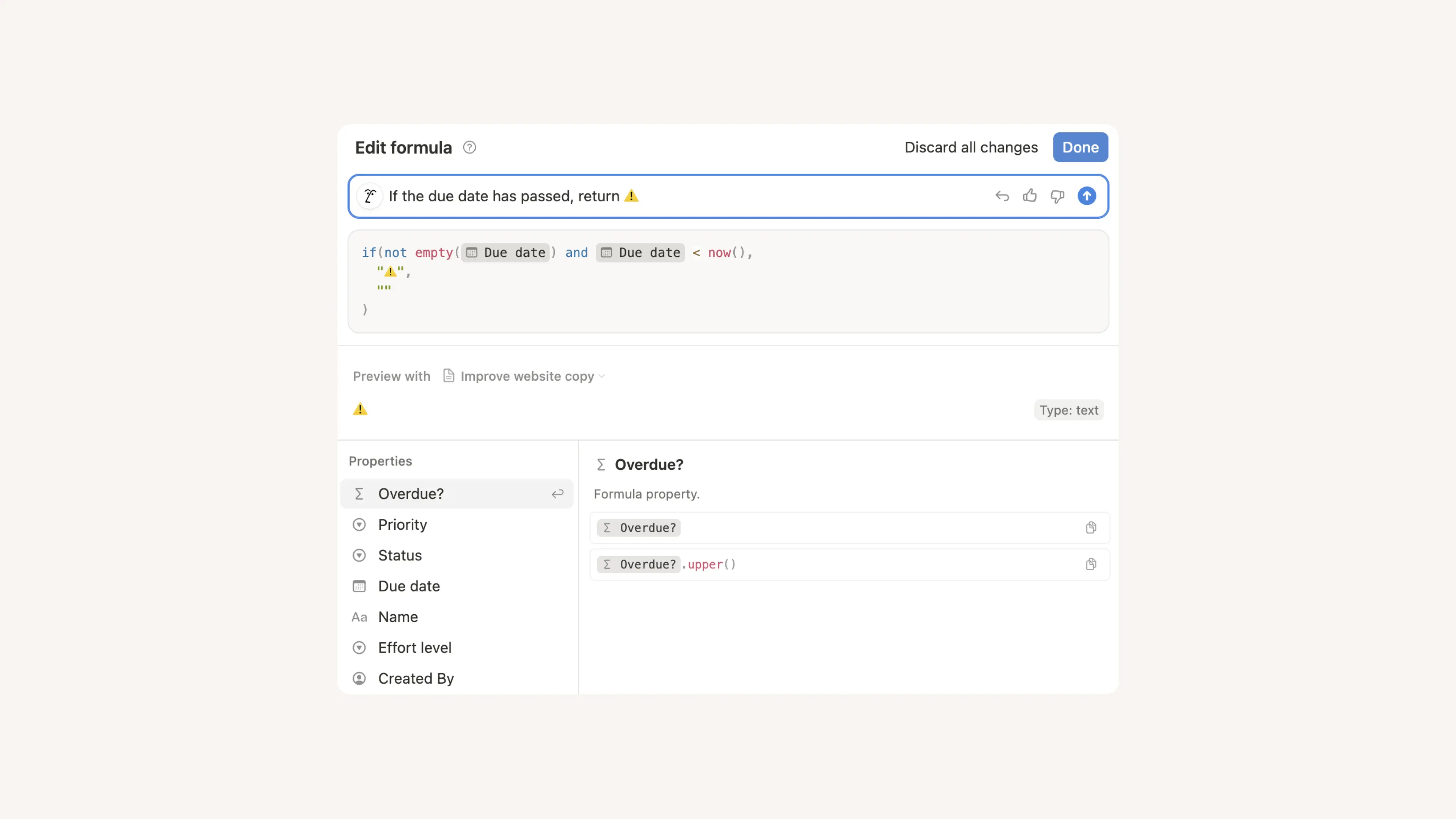 Formulas funciones hero