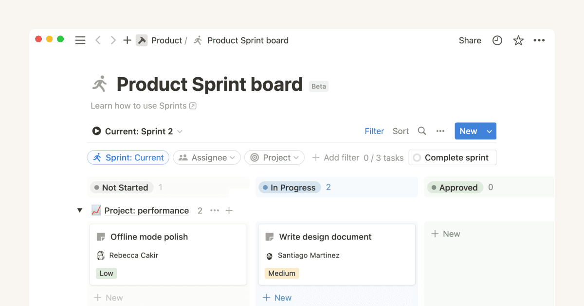 Cómo los equipos de producto y desarrollo usan Notion para planificar sprints