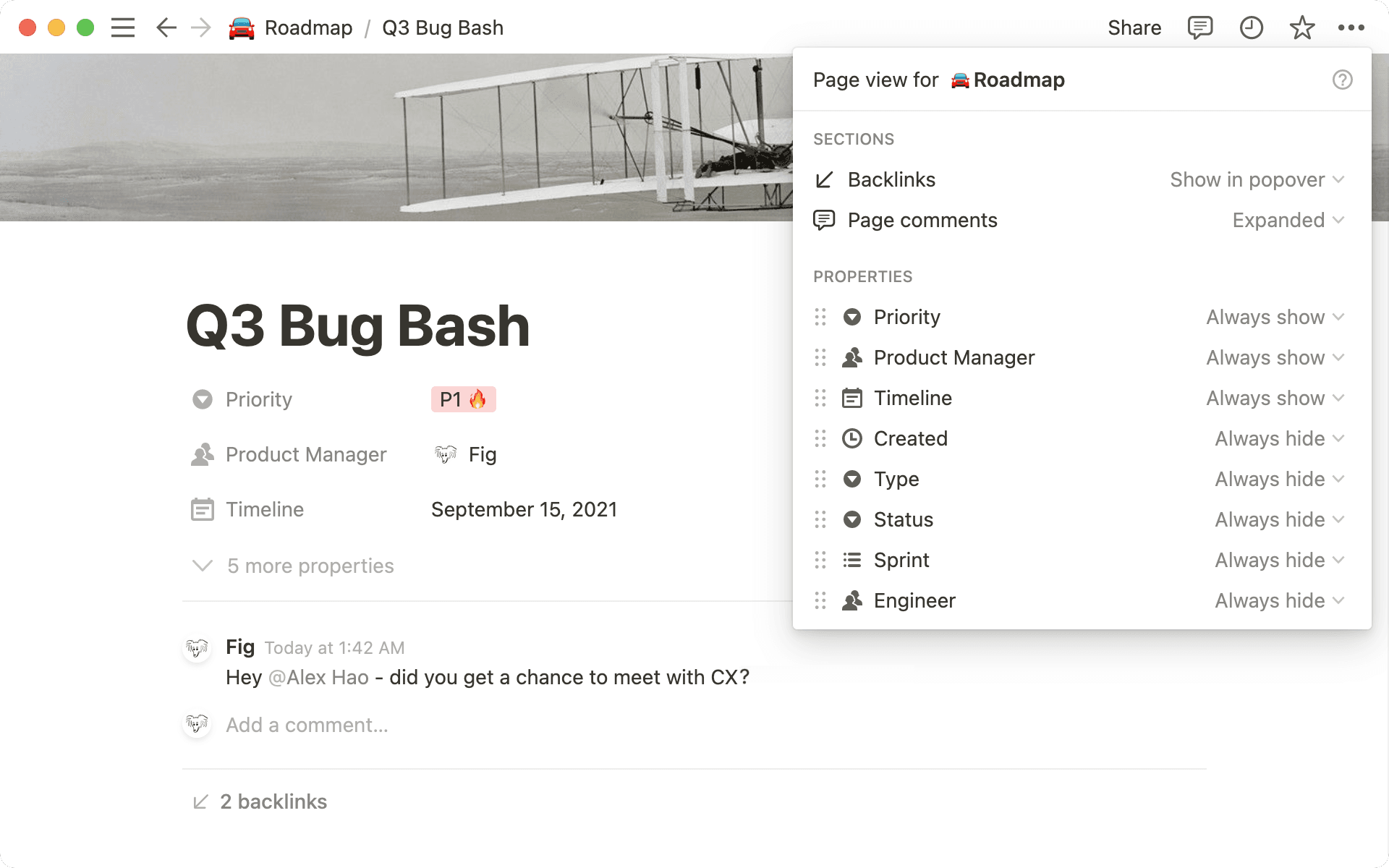 Personalizar la página de la base de datos