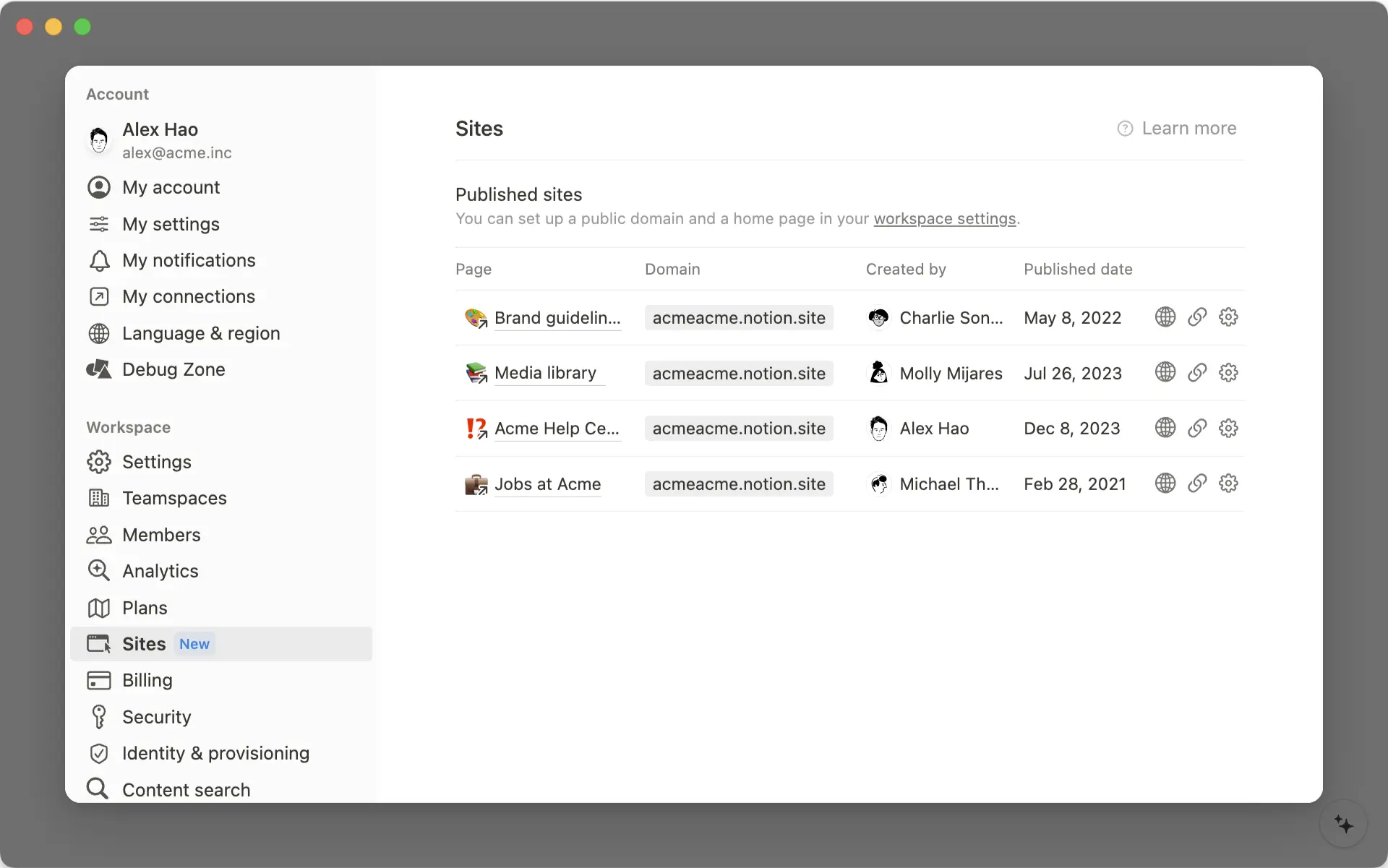 novedades publicación web