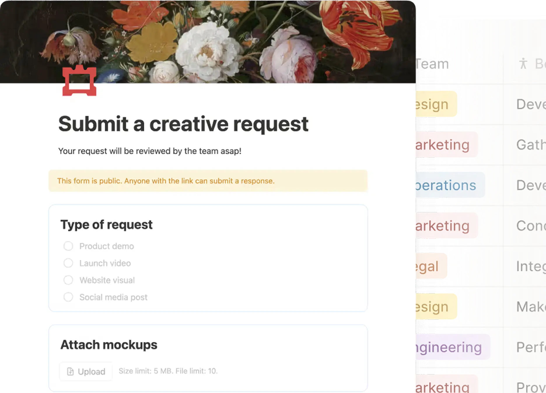 Formulario que reduce el copia y pega y las idas y venidas