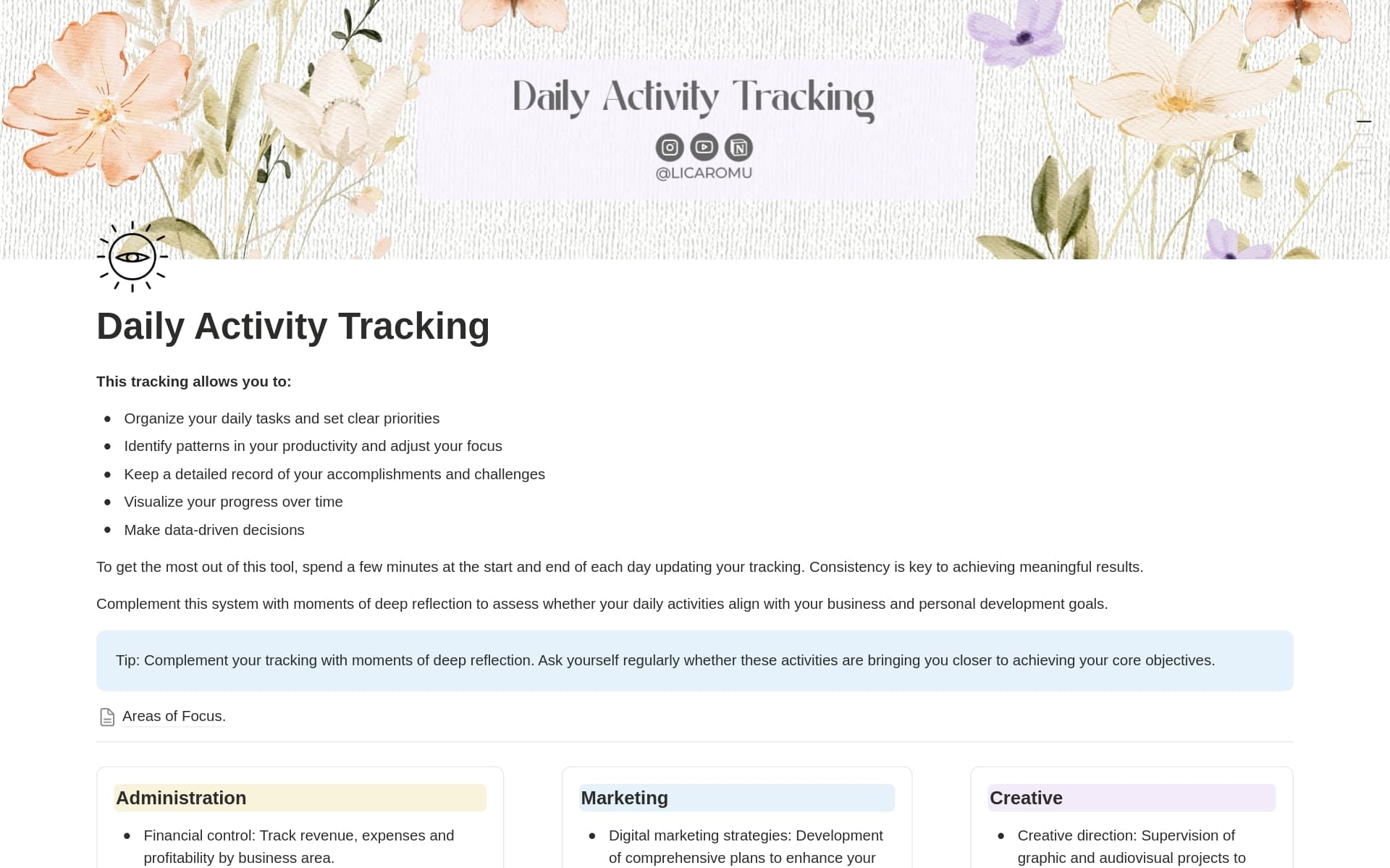 لقطة شاشة لمجموعة Build your business in Notion بواسطة Notion