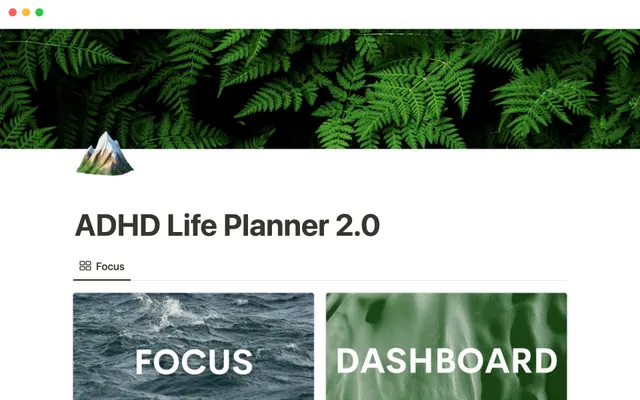 ADHD life planner 2.0
