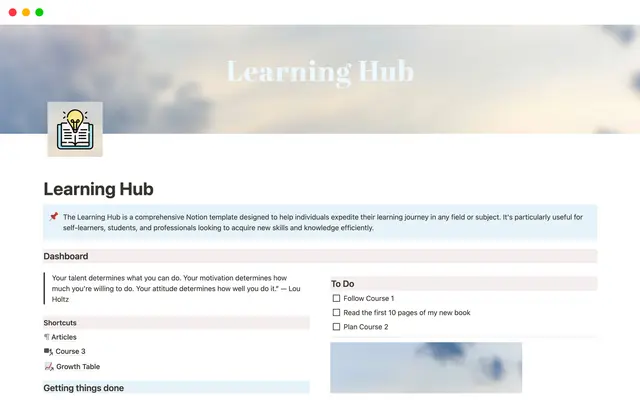 Learning Hub