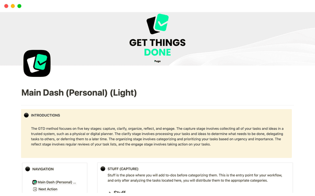 Getting Things Done (GTD)